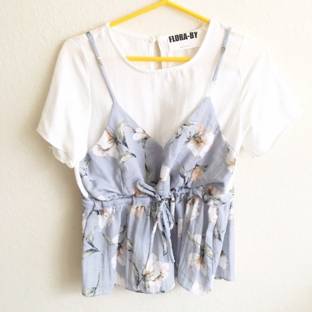 Korean Floral top